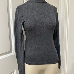 Stradivarius Dark Gray Knit Top
